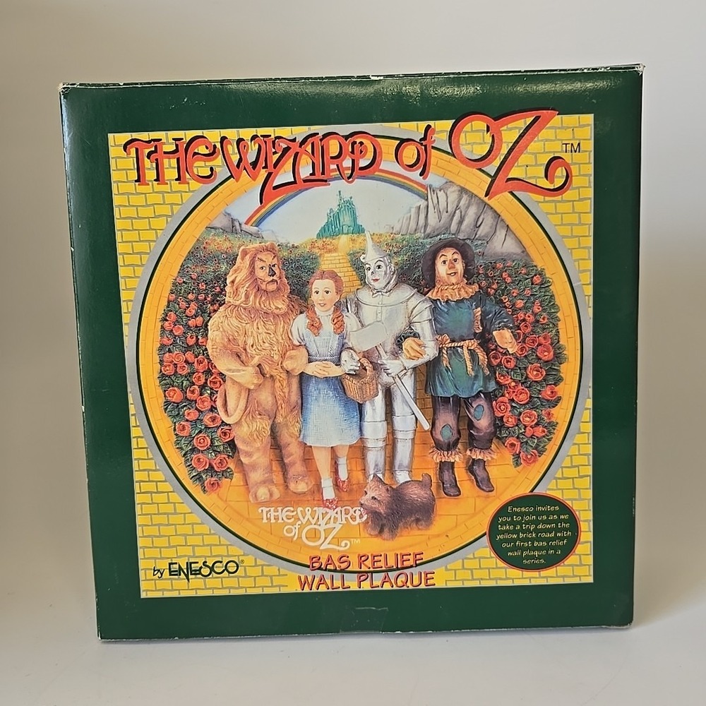 1995 Wizard Of Oz Wall Plaque #175196 By Enesco, Used, Great‎ Condition